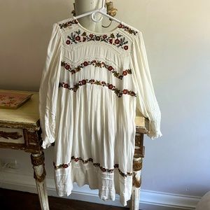 Pasadena embroidered free people dress